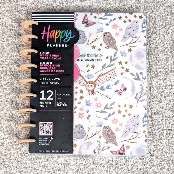 Happy Planner Baby's First Year Layout Little Moments Undated 12 Month - Picture 1 of 6